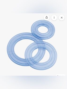 CREATIVE MEMORIES 3 Circle Cutting System Patterns & Sizing Template